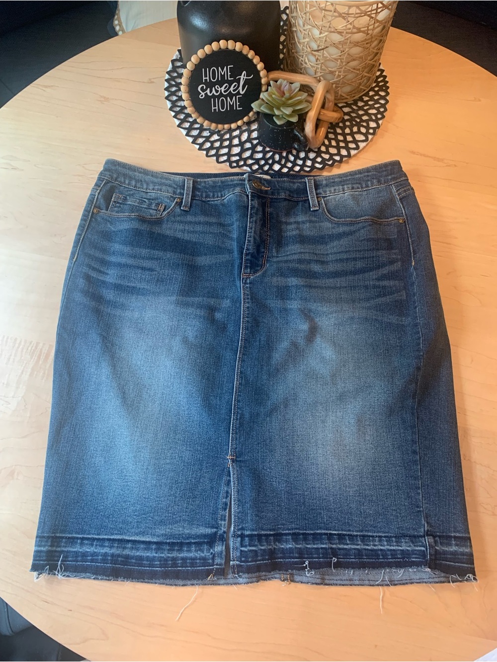 Vintage America Blues Jean Skirt size 14/32